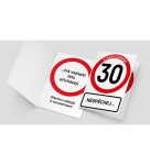 PartyWorld Přání - dopravní značka 30. narozeniny