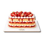 Podložka pod dort pevná Cake Star dřevovláknitá bílá obdélník 37 x 47 cm (1 ks)