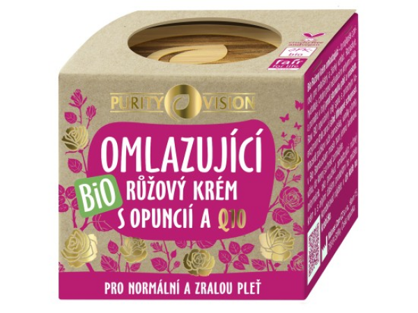 PURITY VISION BIO růžový krém omlazující 40 ml