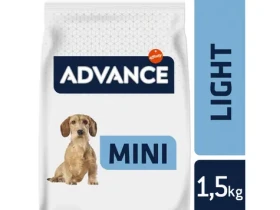 ADVANCE DOG MINI Light 1.5kg / Granule pro psy / pro dospělé psy malých plemen (8410650235301)