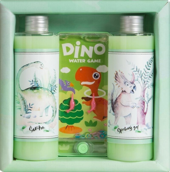 Kosmetická sada pro děti DINO (sprchový gel, šampon, hra)