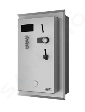 SANELA - Nerezové příslušenství Mincovní automat pro 1-3 sprchy, přímé ovládání SLZA 01MZ