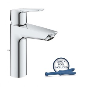 GROHE - QuickFix Start Umyvadlová baterie s výpustí, studený start, chrom 23552002