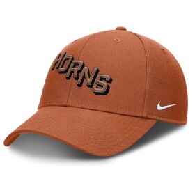 Nike Pánská kšiltovka Texas Longhorns NCAA Slanted Primetime Rise Performance Adjustable