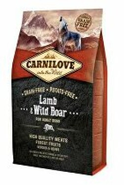 Carnilove Dog Lamb & Wild Boar for Adult 4kg sleva