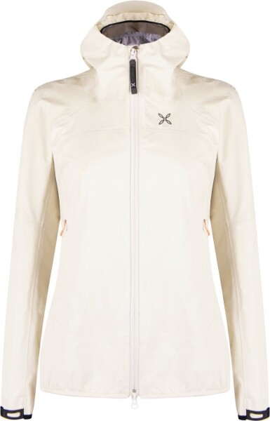MONTURA Upland 3L Hooded Jacket Woman, White/Melon velikost: S