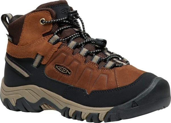 Dětské celoroční boty Keen TARGHEE IV MID WP YOUTH bison/brindle Velikost: 39