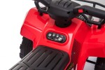 Mamido Dětská elektrická čtyřkolka Storm červená