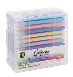Gelová pera v plastové krabičce 48 ks - Craft Creative