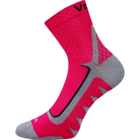 VOXX Ponožky sportovní slabé KRYPTOX magenta (3 páry) 35-38 116443