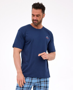 Pyžamo Cornette 134/315 North 2 cr/r S-2XL pánské džínovina XL