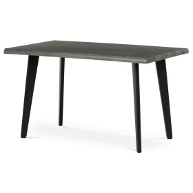 Jídelní stůl 130x80cm, mdf, šedý dub, HT-F4413 GREY