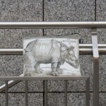Taštičky na zip 3 ks LOQI ALBRECHT DUERER Rhinocerus, The Large Piece of Turf, Hare