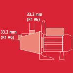 Einhell GC GP 6538 / Zahradní čerpadlo / 650W / Kapacita 3.8000 l-h / Tlak 3.6 bar / Samonasávací výška 8 m (4180280)