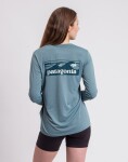 Tričko Patagonia W's L/S Capilene® Cool Daily Shirt - Boardshort Logo Blue Sage - Light Blue Sage X-Dye