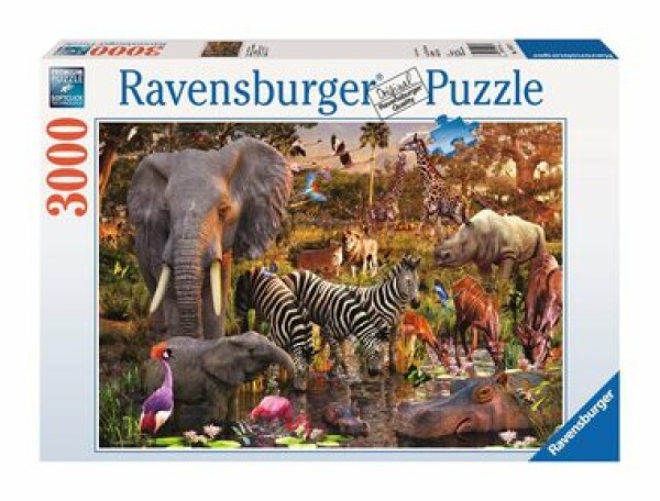 Ravensburger D.Penfound Africká zvířata 3000 dílků