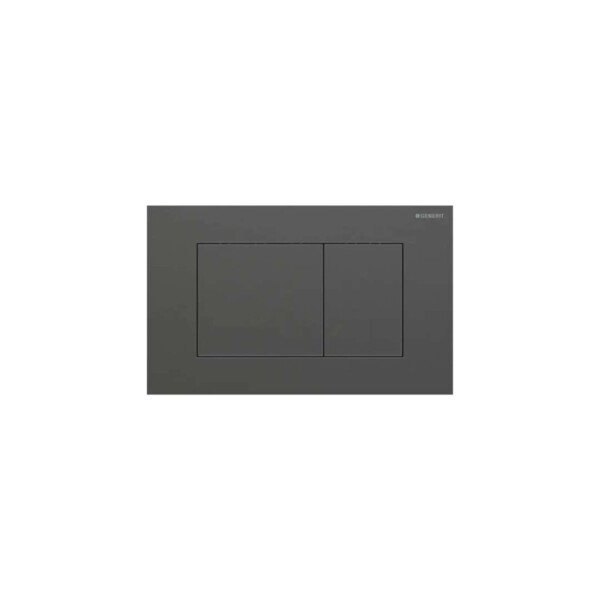 GEBERIT - Sigma40 Ovládání splachování, easy to clean, kartáčovaný černý chrom 115.629.QD.1