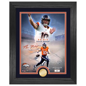 Obraz Denver Broncos NFL Bo Nix Bronze Coin