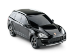 RASTAR Auto na dálkové ovládání R/C Porsche Cayenne Turbo 1:24 Rastar černé
