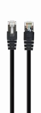 Gembird PP6A-LSZHCU-BK-1.5M patch, RJ45 cat.6A SFTP LSZH, 1,5m, černý