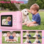 R2 Dětský fotoaparát s okamžitým tiskem růžový