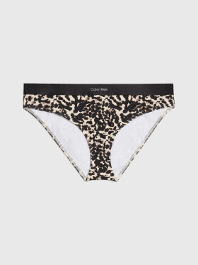 Dámské plavkové kalhotky KW0KW02490 0GM vzor leopard Calvin Klein