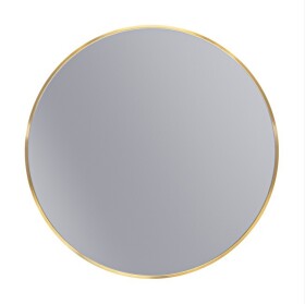 Erga Round, kulaté zrcadlo 70cm, zlatý rám, ERG-V01-ROUND-7070-GD