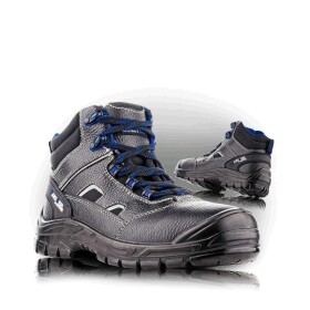 Obuv BRUSEL 2880-S3, kotníková pracovní celokožená s ocelovou tužinkou a planžetou 40 černá