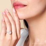 Emporial stříbrný prsten GU-DR10789R-SILVER-ROSEQUARTZ-TOPAZ Velikost: 9 (EU: 59-60)