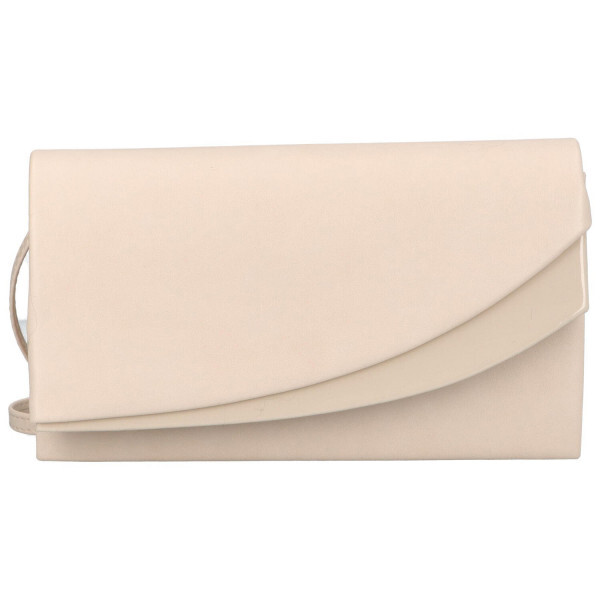 Elegantní psaníčko s vykrojenou klopou Borana, béžová