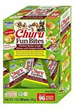 Churu Dog BOX Fun Bites Chicken wraps Chick&Pumpk8x12g