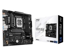 ASRock MB Sc LGA1851 B860M Pro-A, Intel B860, 4xDDR5, 1xDP, 1xHDMI, mATX EDF_1883000