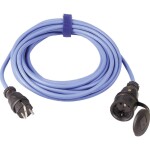 Max Hauri 165376 napájecí prodlužovací kabel 16 A modrá, černá 25 m H07RN-F 3G 1,5 mm² odolné proti UV záření, odolné pr