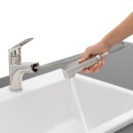 Dřezová baterie Villeroy & Boch Junis Shower, 928100LC, nerez 928100LC
