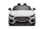 Mamido Elektrické autíčko Mercedes AMG SL63 4x200W 24V bílé EVA, ECO kůže