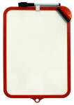 Oboustranně stíratelná tabulka CONCORDE - červená