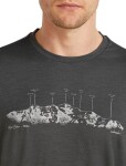 ICEBREAKER Mens Mer 150 Tech Lite SS Tee Massif, Obsidian velikost: M