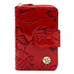 Módní dámská kožená peněženka Gregorio Zaida, červená