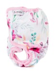 Bobánek Svrchní kalhotky XL suchý zip - Růžové květiny