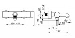 HANSA - Vantis Style Vanová baterie, broušená ocel 5444220780