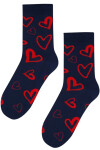 Vzorované pánské ponožky PERFECT MAN-CASUAL černá 42-44