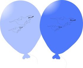 Balónky omalovánky delfín 5ks mix + fix Balonky.cz Balónky omalovánky delfín 5ks mix + fix Balonky.cz