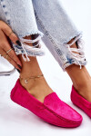 Dámské Semišové Mokasíny Fuchsie Morreno 36