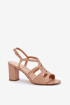 Sandály na podpatku model 212835 Step in style 38