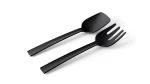 BLIMPLUS Příbor na servírování salátu Paestum Carbon Black / 29 cm / bez BPA / myčka (PS003-000001-010)