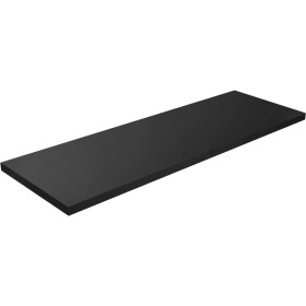 CERANO - Deska pod umyvadlo Navira Pro - černá matná - 160x3,6x46 CER-663106