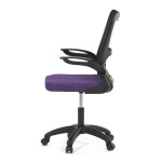 Dětská židle, houpací mechanismus, fialová síťovina, KA-K2006 PUR