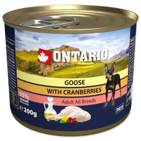 Ontario Konzerva husa s brusinkami 200g (214-2011)