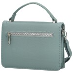 Módní dámská koženková kabelka do ruky MaxFly Jolanta, džínově modrá