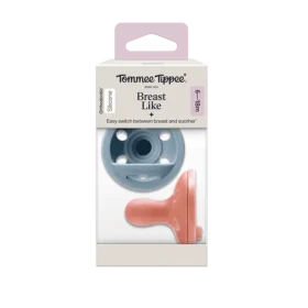 Tommee Tippee Silikonový Dudlík Breast-like 6-18m, 2 ks (433628)